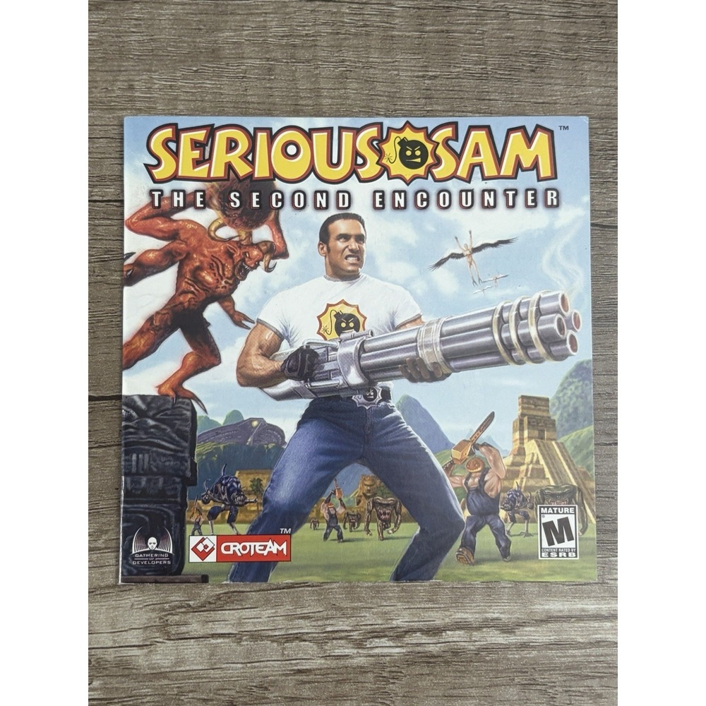 Serious Sam: The Second Encounter PC Game Manual Only